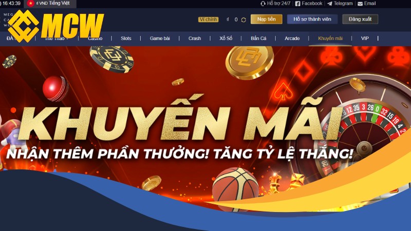 Hiểu rõ cách nhận khuyến mãi MCW giúp tăng cơ hội thắng Hiểu rõ cách nhận khuyến mãi MCW giúp tăng cơ hội thắng